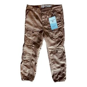 VIP Jeans Cargo Jogger Pants in Khaki